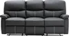 3+2+1-Sitzer Sofa und Sessel mit Relaxfunktion in schwarzem Produktbild-Vorschau 5