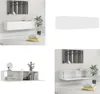 vidaXL TV stolek bílý 120x30x30 cm materiál na bázi dřeva - Náhled obrázku produktu 1