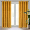Eurofirany Vorhang VILLA senf 140X250 Ösen Produktbild-Vorschau 1