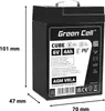 Green Cell® 6V 4Ah AGM VRLA batterie plomb-acide, batterie Voir les images du produit 14