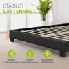 Juskys Polsterbett Paris 140 x 200 cm Kunstleder mit LED, Produktbild-Vorschau 6