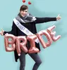 Oblique Unique Bride To Be Folienballon Girlande roségold Produktbild-Vorschau 2