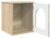 vidaXL Casa per gatti Sonoma 53 x 52 x 62 cm Materiale a Anteprima dell’immagine prodotto 5
