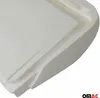 A close-up, angled view of a white foam car seat cushion. Náhľad obrázku produktu