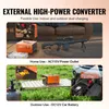 Collage showing indoor and outdoor uses of a high-power converter. Produktbild-Vorschau