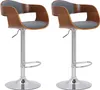set di 2 sgabelli da bar Kingston in Pelle finta Anteprima dell’immagine prodotto 7