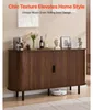 SucceBuy Sideboard Küchenschrank mit 2 Schiebetüren, Produktbild-Vorschau 2