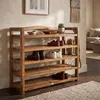CASARIA® Schuhregal mit 5 Ebenen 95x26x82cm Produktbild-Vorschau 2