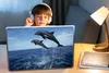 MuchoWow® Laptop Aufkleber Sticker Cover Delfin - Meer - Produktbild-Vorschau 3