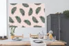 MuchoWow® Poster Sommer - Blätter - Rosa 180x120 cm - Produktbild-Vorschau 3
