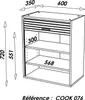 SIMMOB Küchenschrank Schrank Oberschrank Hängeschrank mit Produktbild-Vorschau 6
