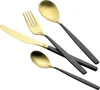 Esmeyer Besteck Set Kiara Edelstahl 24 tlg. Schwarz Gold  6 Produktbild-Vorschau 4