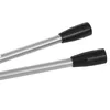 A close-up view of two metallic rods with black handles, likely part of a tool. Podgląd zdjęcia produktu