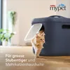 Rotho Katzentoilette mit Haube Bea XL – 61,4 x 49,5 x 57,3 Produktbild-Vorschau 2