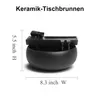 Keramik-Zimmerbrunnen als Tischbrunnen, dekorativ für Produktbild-Vorschau 3