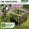 Heimfleiss Komposter Metall 750L Schwarz – Produktbild-Vorschau 4