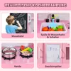 Set da cucina per bambini con lavagna, rosa, 82x24x80 cm Anteprima dell’immagine prodotto 3