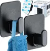 Vilde | Set di ganci autoadesivi - 5x6,5 cm - Nero - Anteprima dell’immagine prodotto 9