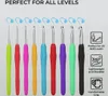 H&S Häkelnadel Set - 9teiliges Häkelset - Häkeln mit Gummi Produktbild-Vorschau 3