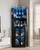 VEVOR Eckbarschrank mit LED-Beleuchtung (Dimmbar), Produktbild-Vorschau 7
