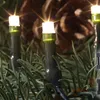 Close-up of LED lights on a Christmas tree branch. Produktbild-Vorschau