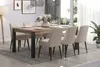 trendteam Emile Esstisch Tabak Eiche Nachbildung/Schwarz, Produktbild-Vorschau 4