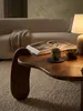 Couchtisch 78x78x39,5 cm Mango Massivholz Walnussfarben Produktbild-Vorschau 6