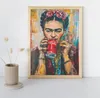 quadro con cornice Pittura - Frida Coca-Cola 40x50 cm Anteprima dell’immagine prodotto 2