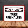 Türe freihalten Warn- und Hinweisschild im modernen Design Produktbild-Vorschau 4