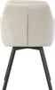 xonox.home Stuhl 2er Set Sophie Chenille-Optik creme Produktbild-Vorschau 6