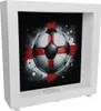 Fußball Englische Flagge Rahmen Spardose aus Holz Produktbild-Vorschau 1