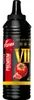 A black squeeze bottle of Fanex ketchup with a red and yellow label. Produktbild-Vorschau