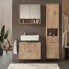 Badmöbel-Set Vicco Eliza Viking Oak 3 Teile, Model 59690 Produktbild-Vorschau 3