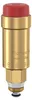 A product shot of a brass valve with a red cap. Produktbild-Vorschau