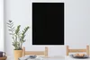 MuchoWow® - Leinwandbilder - Schwarz - Einfarbig, Wandbild, Produktbild-Vorschau 6