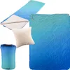 Skandika Campingdecke Liva Sherpa Meerblau | 4-in-1 Outdoor Produktbild-Vorschau 1