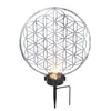 Solarleuchte Garten Rund 30 cm Solarlampe Außen Produktbild-Vorschau 3