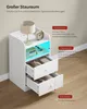 WOLTU Nachttisch Nachtschrank, Ladefunktion LED-Licht, 2 Produktbild-Vorschau 8