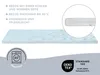 XDREAM Topper per materasso Cooling Effect | 180 x 2000 cm Anteprima dell’immagine prodotto 2
