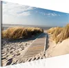 Italienischer Leinwand Leinwandbild - Wild Beach 150x50 cm Produktbild-Vorschau 2