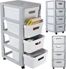 Curver Infinity Rack su ruote 4X11L Grigio/Bianco Anteprima dell’immagine prodotto 9