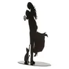 Figurine en fer blanc pour gâteau de mariage silhouette Voir les images du produit 3