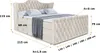 ALTDECOR Boxspringbett mit Fußteil, 2 Matratzen und Topper Produktbild-Vorschau 6