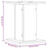 vidaXL Stojan na reproduktory 2 ks. Bílý 30x30x40 cm Náhled obrázku produktu 5