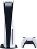 A PlayStation 5 console and controller are displayed against a white background. Produktbild-Vorschau