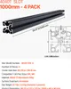 SucceBuy Jeu de 4 profilés en aluminium de 1000 mm 4040 Voir les images du produit 7