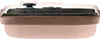 A close-up side view of a pink Nintendo Switch case with a zipper, showing the edge of the case and a portion of the console inside. Produktbild-Vorschau