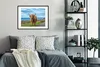 MuchoWow® Gerahmtes Poster Schottischer Highlander - Wasser Produktbild-Vorschau 2
