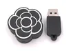 Onwomania Blume Rose Liebe Pflanze schwarz USB Stick in Alu Produktbild-Vorschau 3