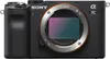 A front-facing studio shot of a Sony Alpha 7C camera. Produktbild-Vorschau